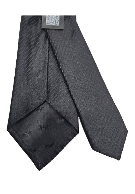 CRAVATTA IN PURA SETA MICROFANTASIA OPTICAL JACQUARD EMPORIO ARMANI | Cravatte | 340275 2R66400420